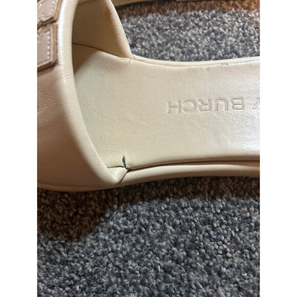 Tory Burch DOUBLE T SPORT Slides Sandals-Nappa Leather-Meadow Mist-Sz 10 - Picture 2 of 5